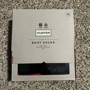 Tall Hunter Boots Socks- Black
